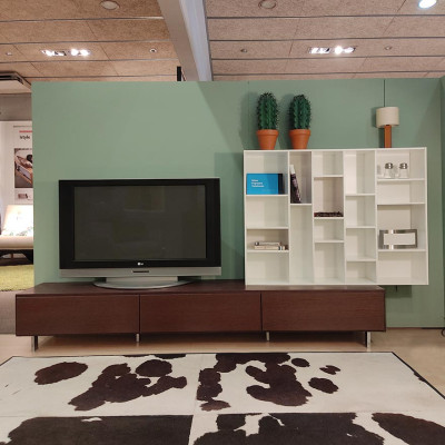 Mueble Tv roble oscuro